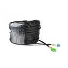Waterproof Fibre Optical Patch Cable CPRI Black Color UV Resistant FTTA Application