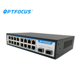 SFP Ethernet Network Switch 8W Max Power Wall Mounts Installation 207mm × 140mm × 45mm