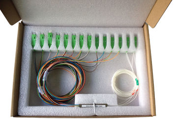 Low Loss Fiber Optic Cable Splitter SC/UPC/APC Mini 1*8 1m 1.5m 3m Optioal