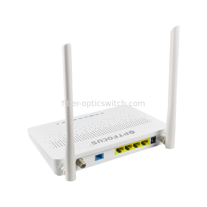 4 port ONU 1GE+3FE+CATV+WIFI XPON GPON GEPON ONU dual mode compatible with most brand OLT like HUAWEI ZTE