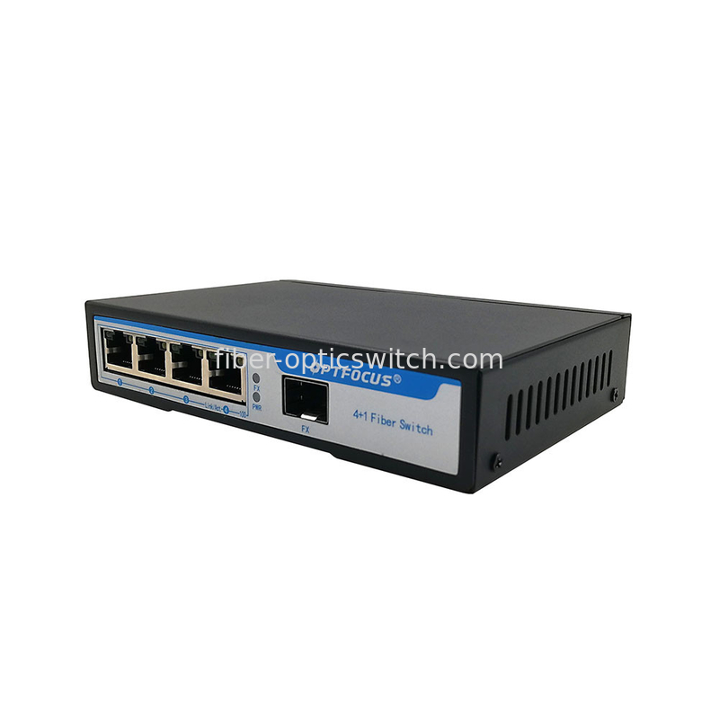 5 Port Poe Ethernet Network Switch TX1550nm Rx1490m For IP Camera