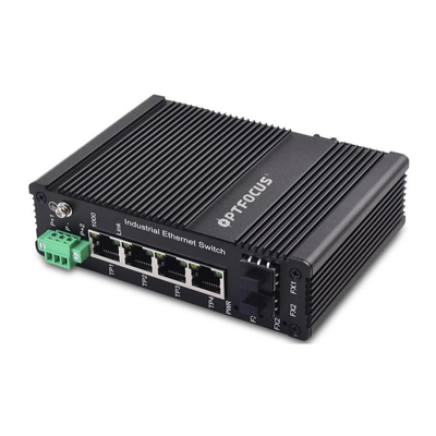 4.5 किग्रा ऑप्टिकल फाइबर स्विच 20W 10Gbps 24 पोर्ट स्टेबल के साथ
