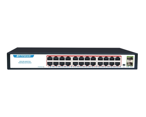 370W PoE पावर नेटवर्क ईथरनेट स्विच आंतरिक पावर RJ-45 1000 एमबीपीएस